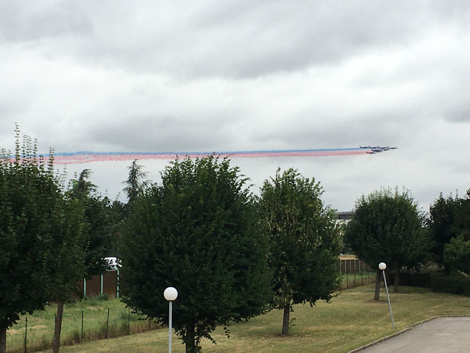 La patrouille de France était passé au dessus de Dijon en juillet dernier